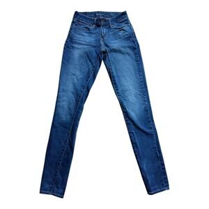 Women's Blue Levi's Jeans, W24 L32, Skinny, Medium Wash